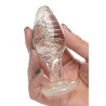 Booty Sparks Plug en verre phosphorescent GLOW L 9.5 x 4cm